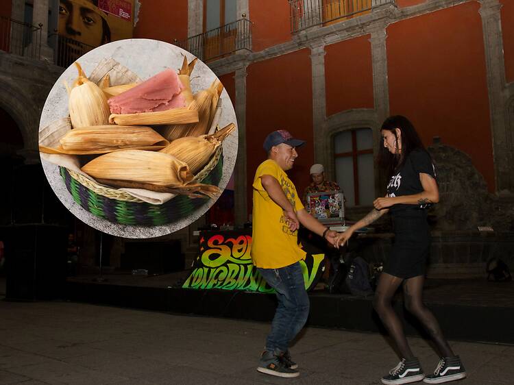 Bailazo en CDMX por la Candelaria: tamales y mucha cumbia
