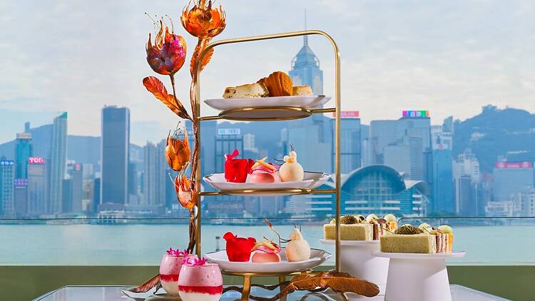 情人節餐廳推介：香港麗晶酒店大堂酒廊 無敵海景下午茶