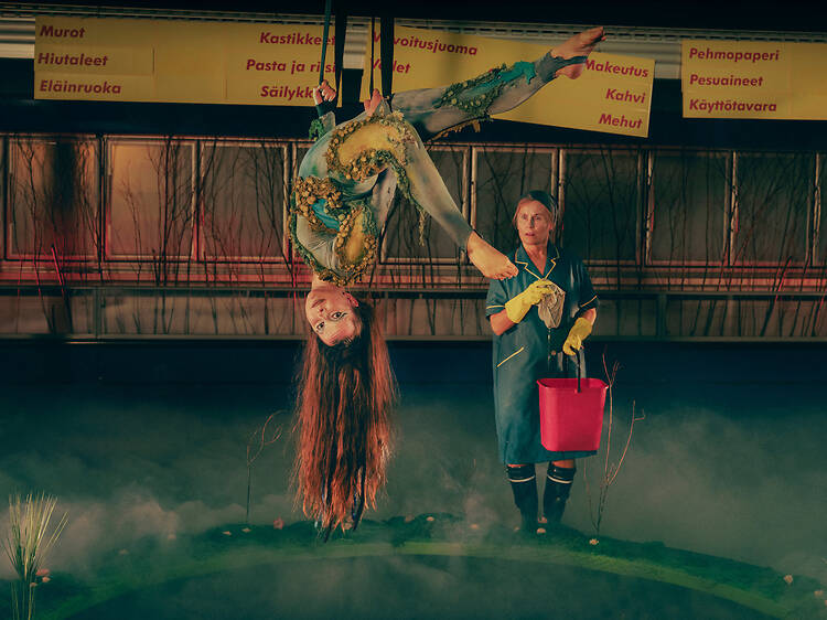 Astu teatteriesityksen sisään Raksilan marketeilla Astu teatteriesityksen sisään Raksilan marketeilla