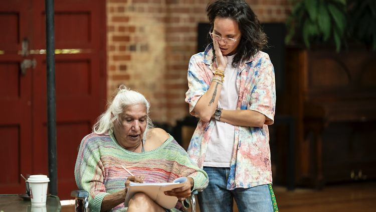 Rehearsing for 'Black Light' at Malthouse