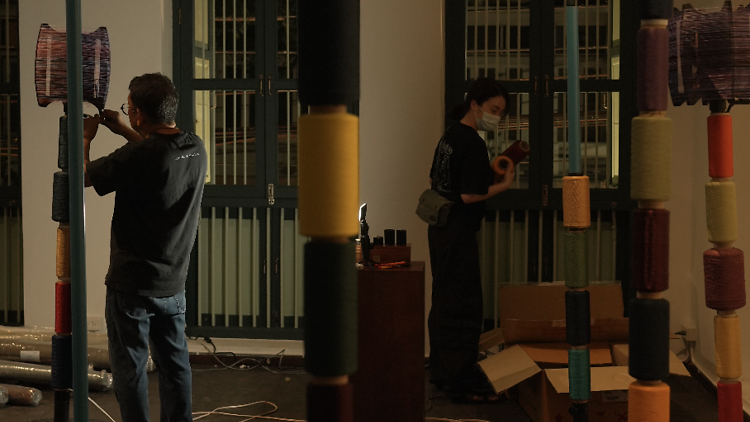 Play merchant through Song Wat's walkable board game Play merchant through Song Wat's walkable board game