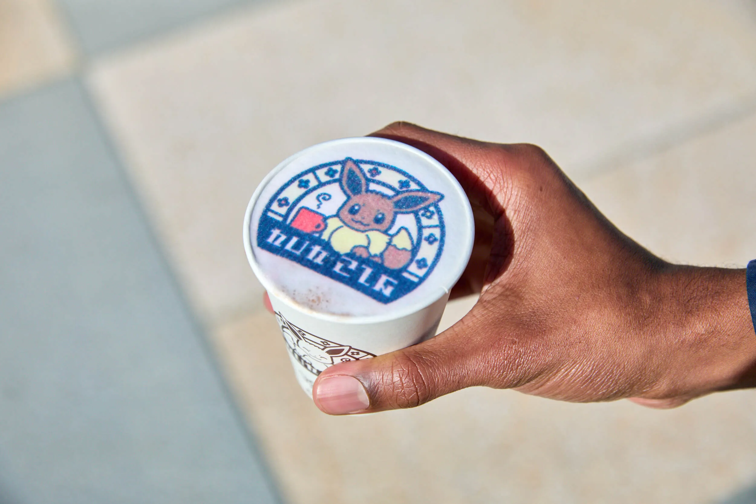 Sedge Town Eevee hot cocoa