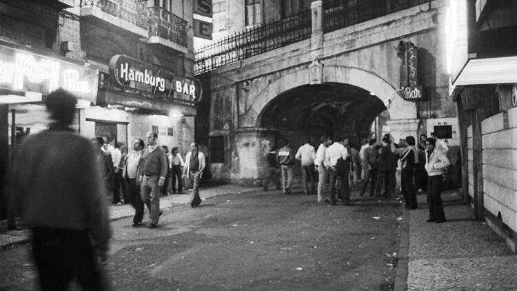 Rua Nova do Carvalho, anos 1980