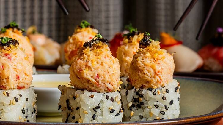 King Crab Roll at Eight Bar