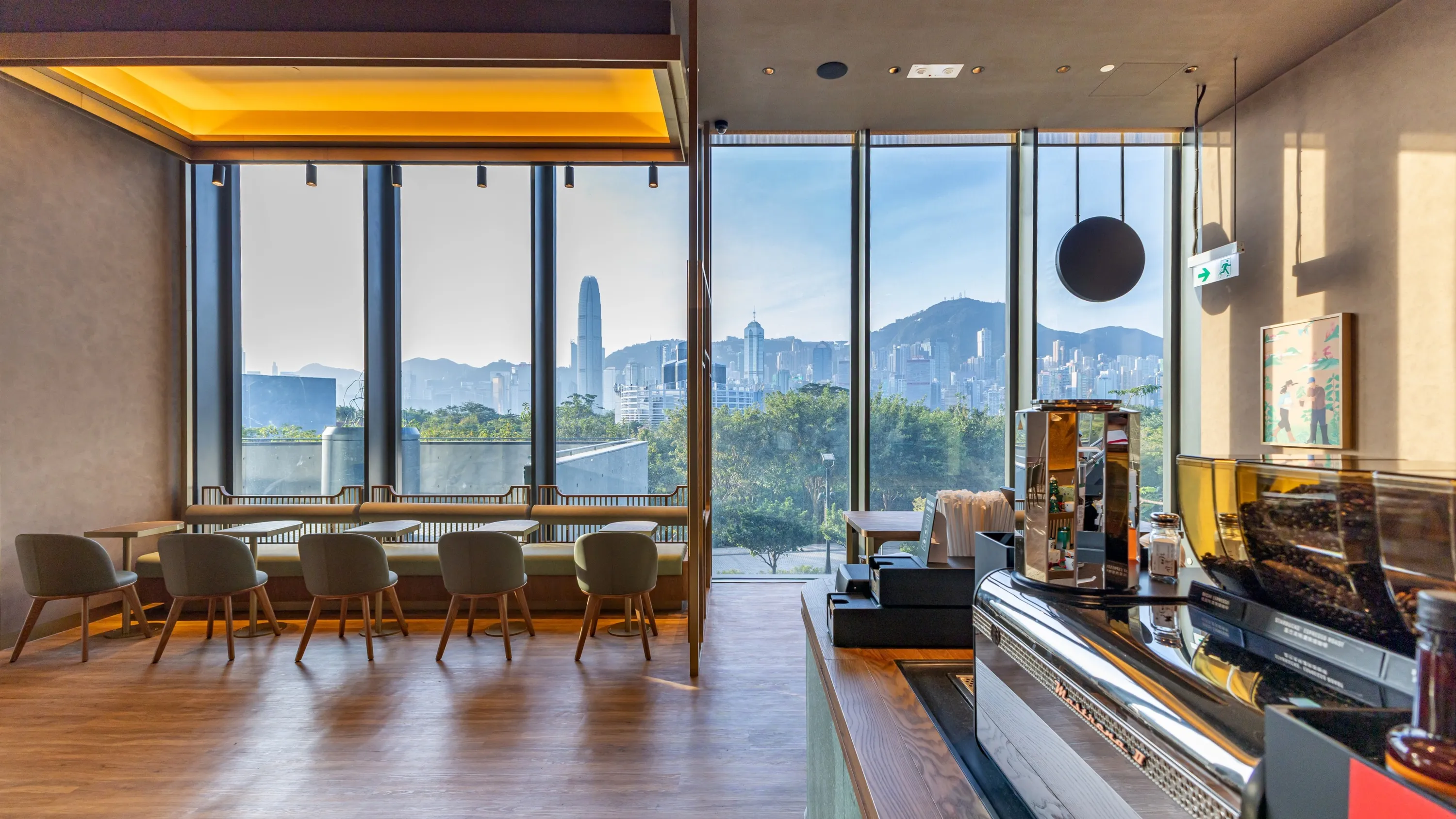 Hong Kong Palace Museum Starbucks