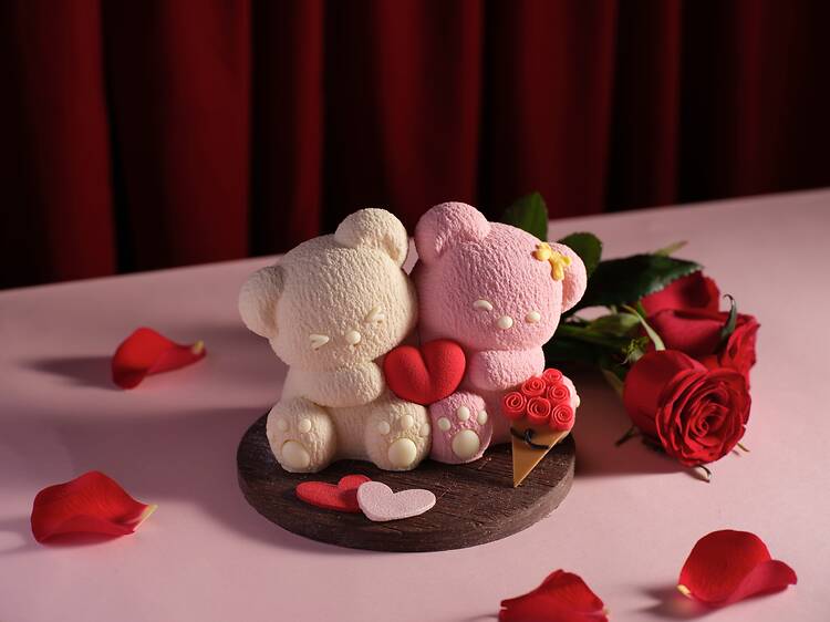 情人節甜品推介：東涌世茂喜來登酒店 可愛小熊造型蛋糕