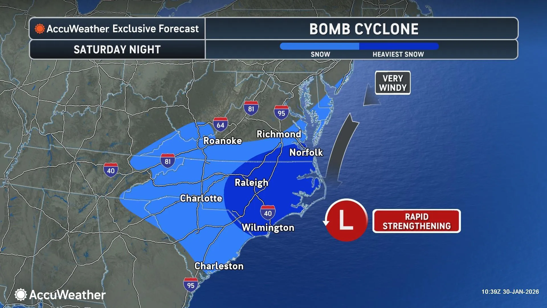 Bomb cyclone forecast