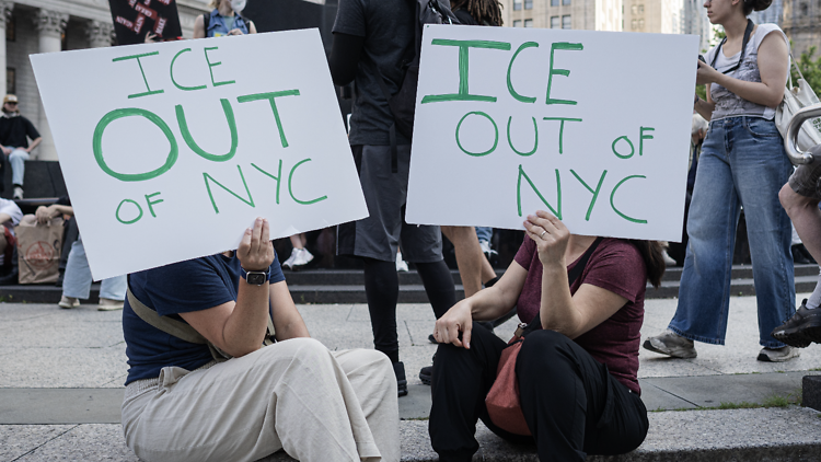 ICE protest