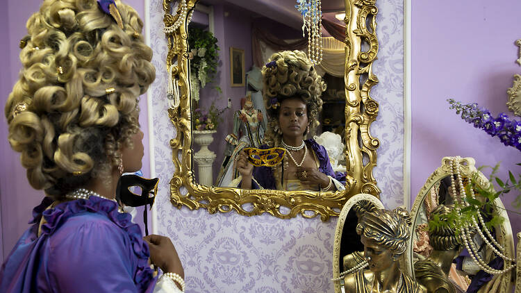 Bridgerton masquerade pop-up