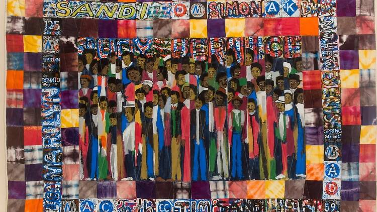 Subway Graffiti, 1987 by Faith Ringgold