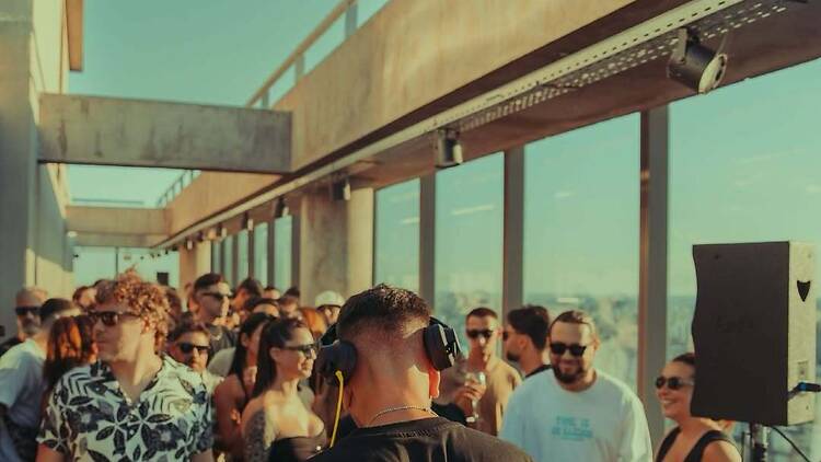 Sunset at Olympo Sky Bar