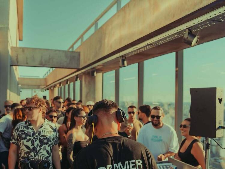 Sunset at Olympo Sky Bar