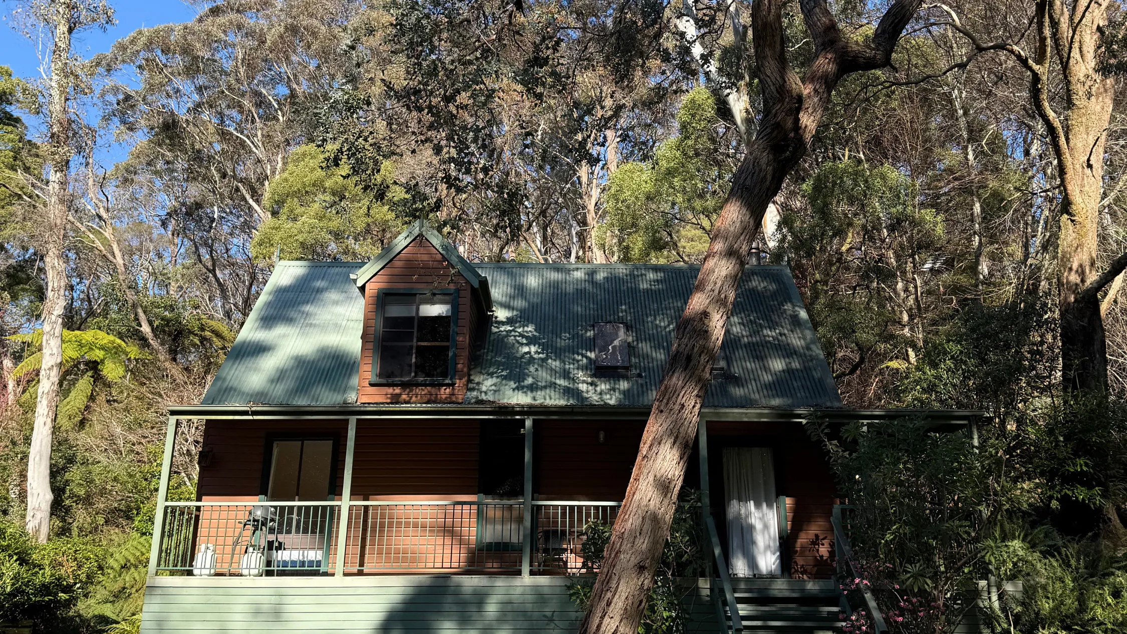 A cabin in the Blue Mountains