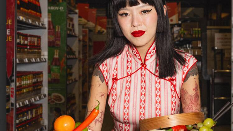 Un diner au milieu des rayons de Tang Frères Un diner au milieu des rayons de Tang Frères