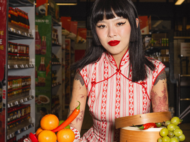 Un diner au milieu des rayons de Tang Frères Un diner au milieu des rayons de Tang Frères