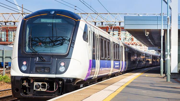 Elizabeth line train, London