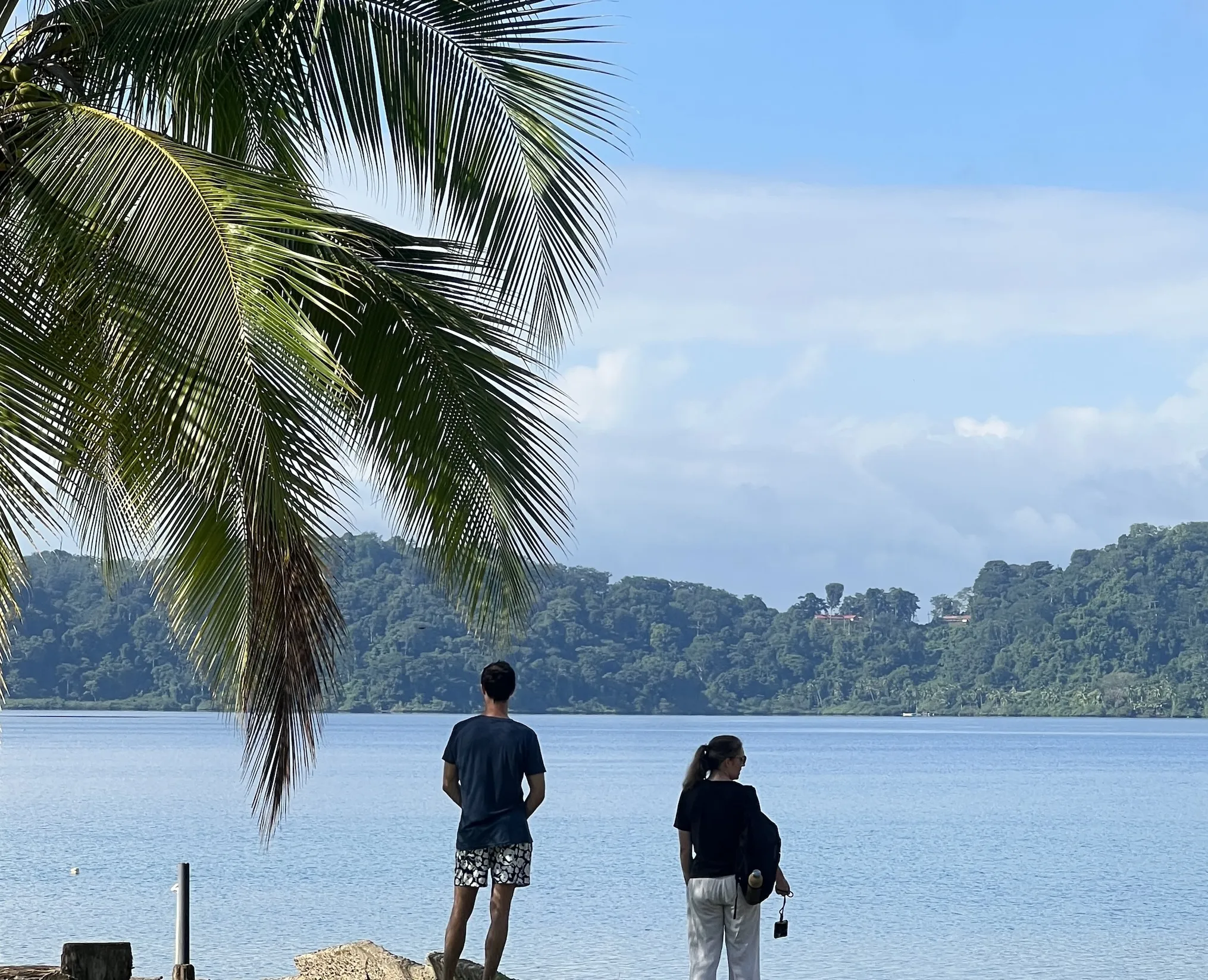 Looking out at Golfo Dulce, Costa Rica