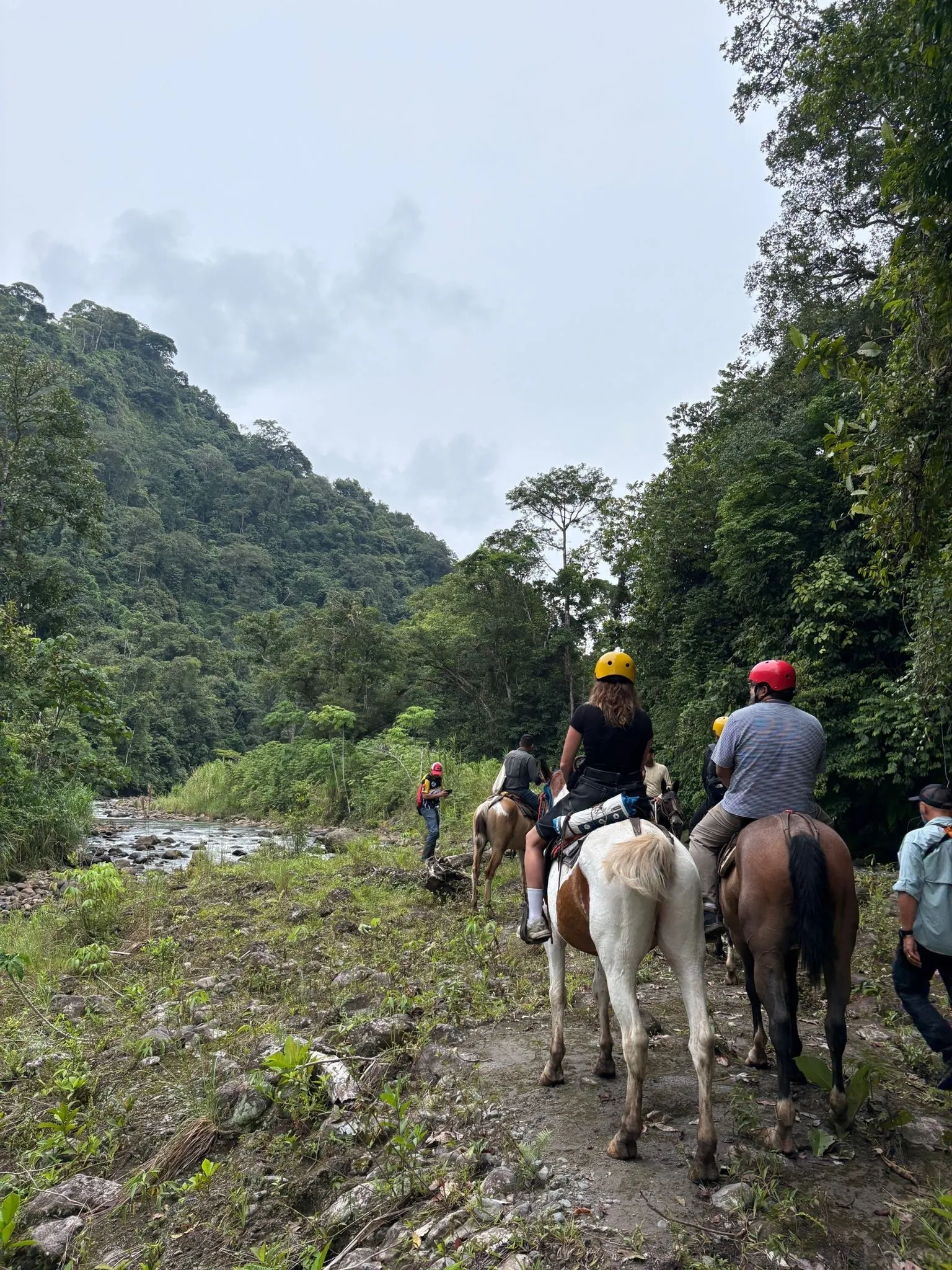 Horseback riding at El Escarbadero Ranch in Coto Brus 