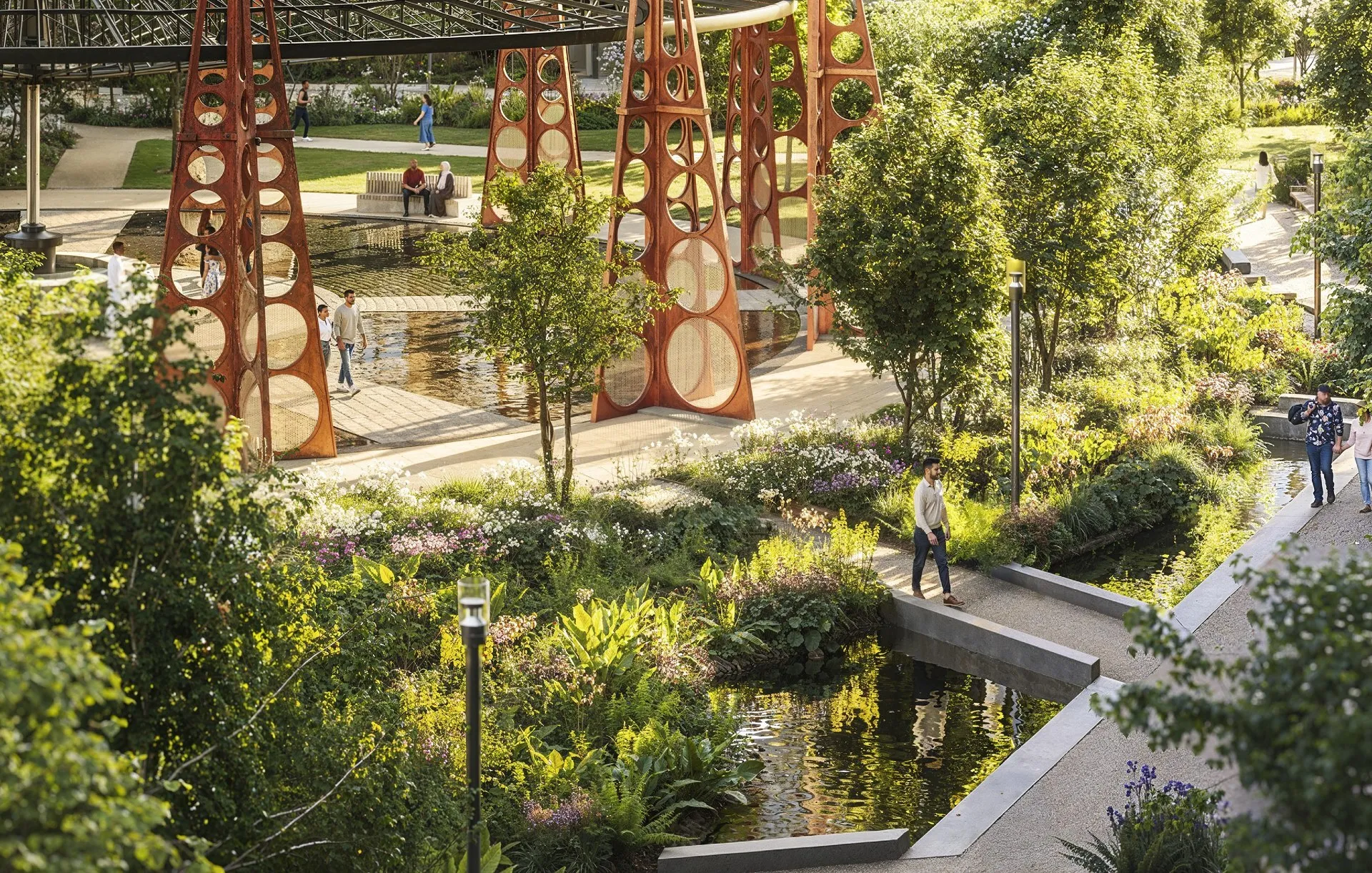 Render for Gaswork No.2 restoration at King&rsquo;s Road Park