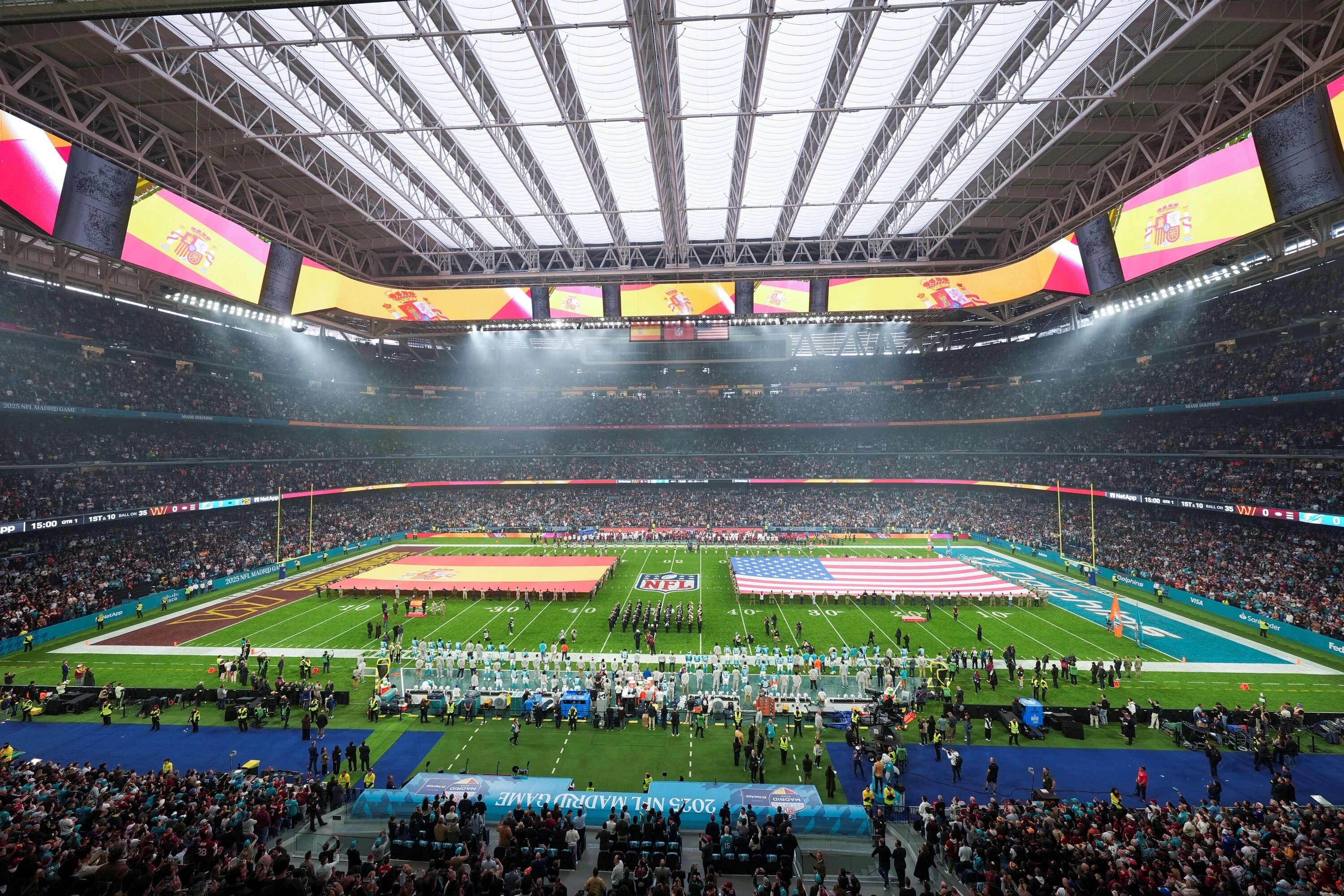 NFL Madrid Game. Ayuntamiento de Madrid