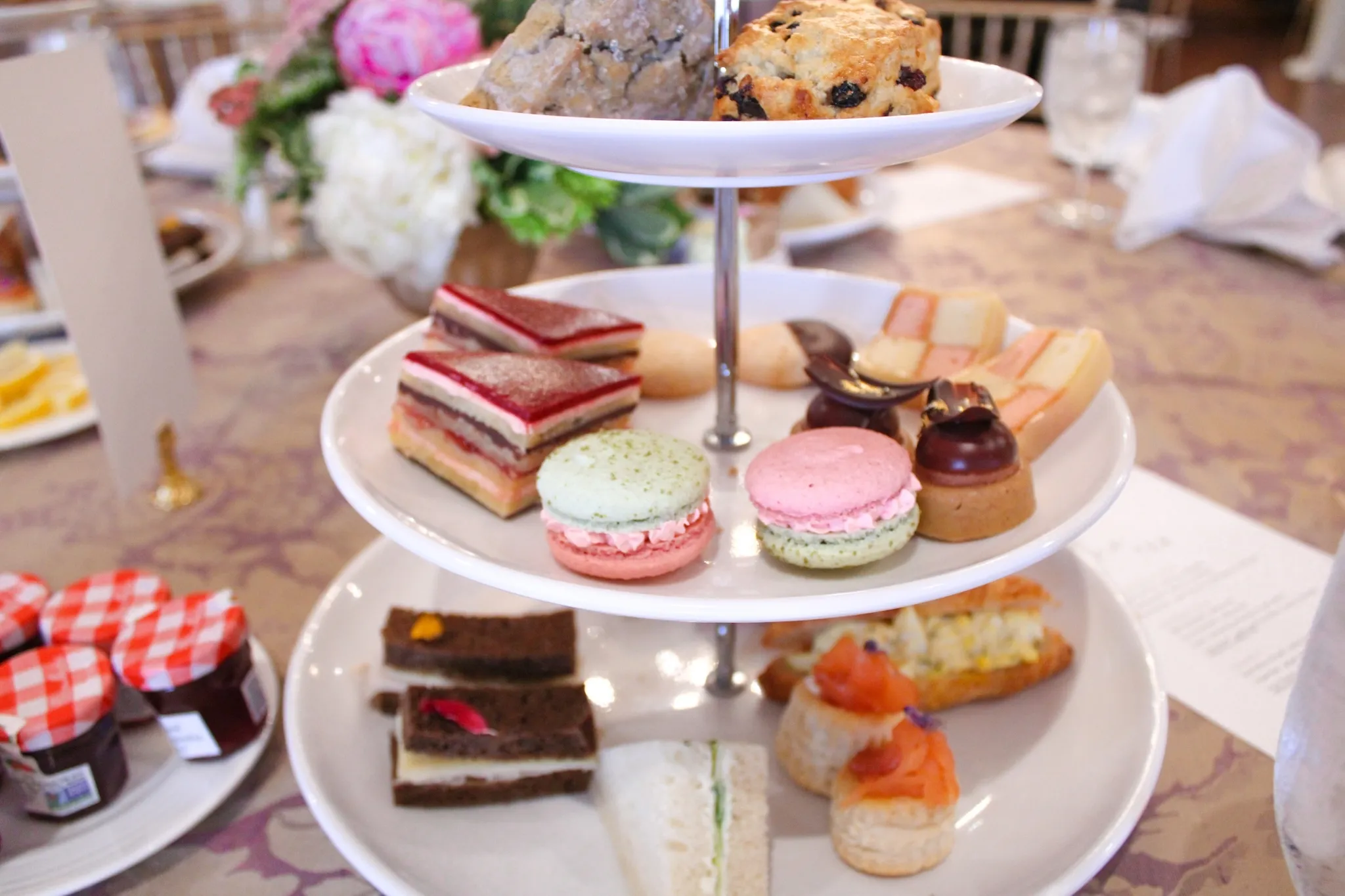 Hotel DuPont Tea Party Table