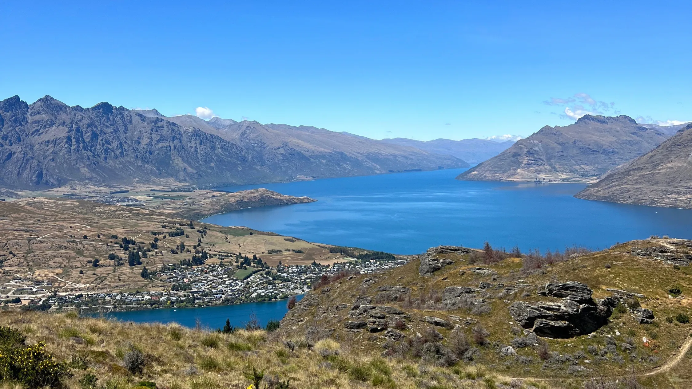 The peaks in Queenstown