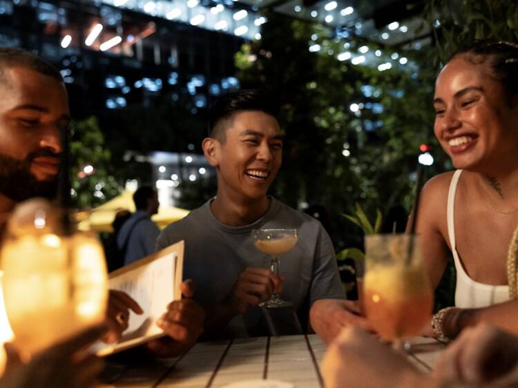 Catch up with friends over drinks and a feast