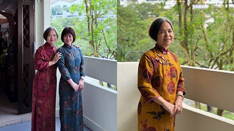 Golden Scissor Cheongsam