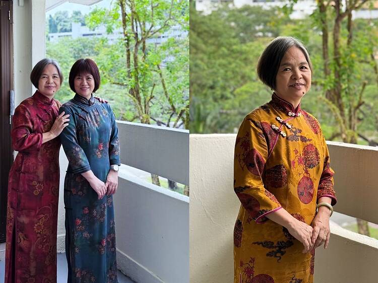 Golden Scissor Cheongsam