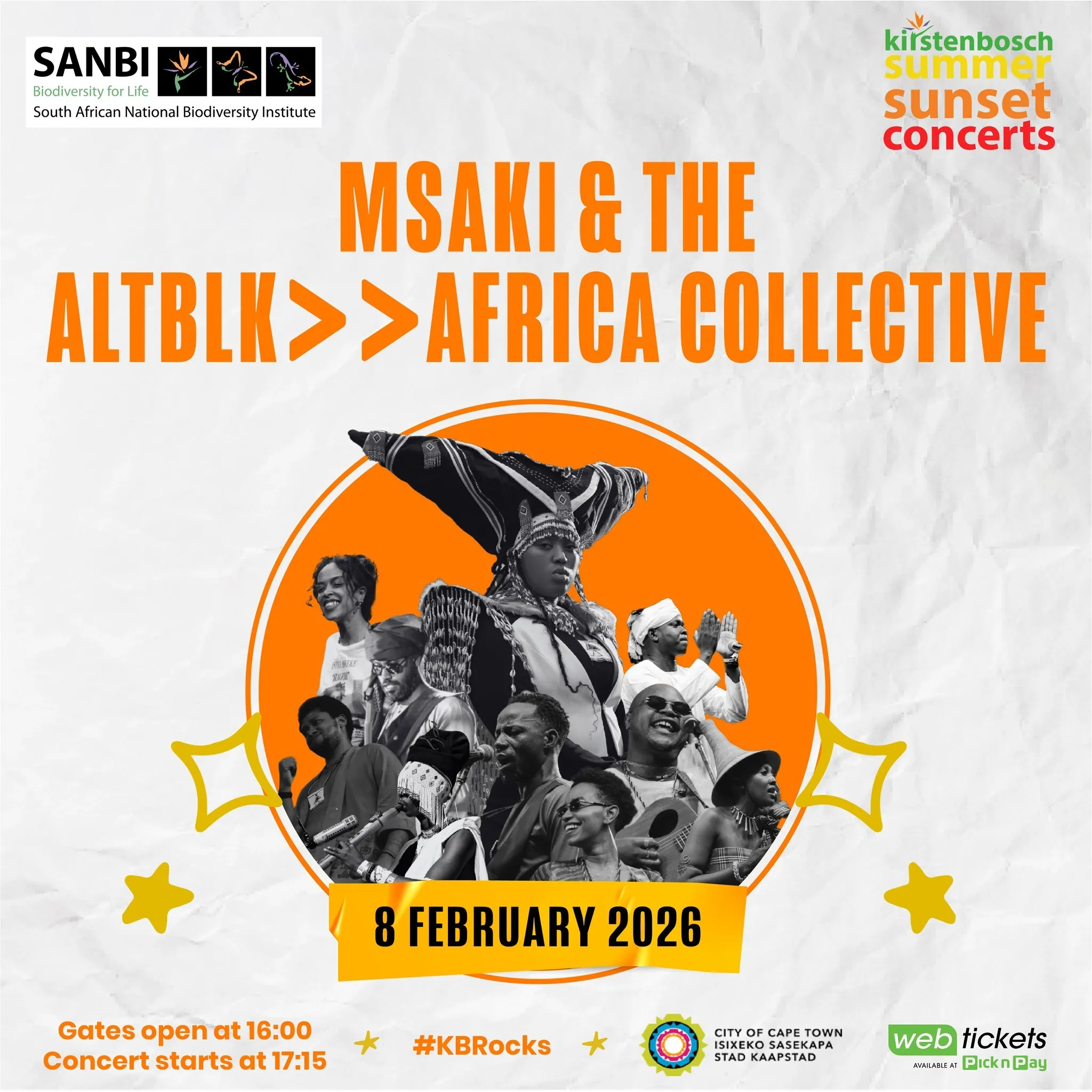 Kirstenbosch Summer Sunset Concerts