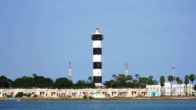 Pulikat lake in Tiruvallur, Tamil Nadu