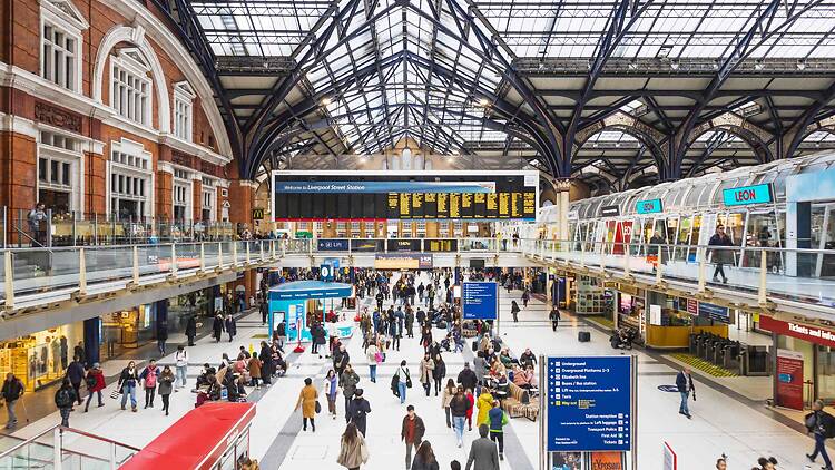 Liverpool Street train station, London