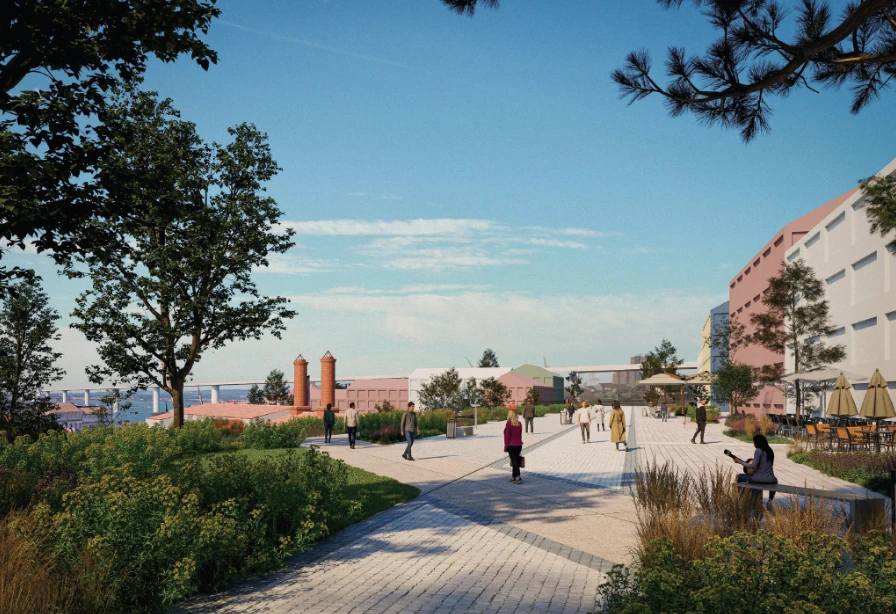 Maquete 3D da Unidade de Execu&ccedil;&atilde;o de Marvila-Beato