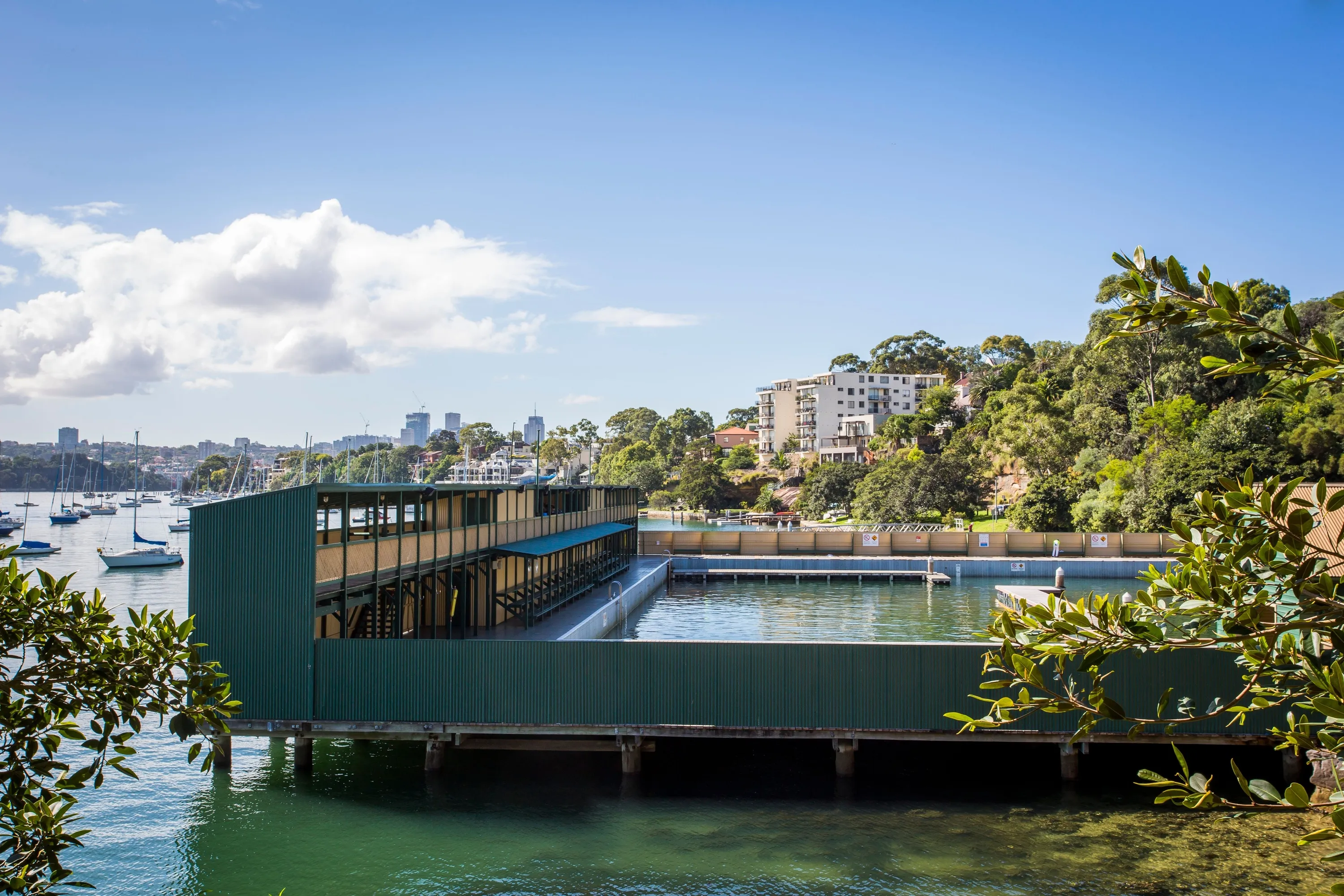 The historic Dawn Fraser Baths in Elkington Park, Balmain.