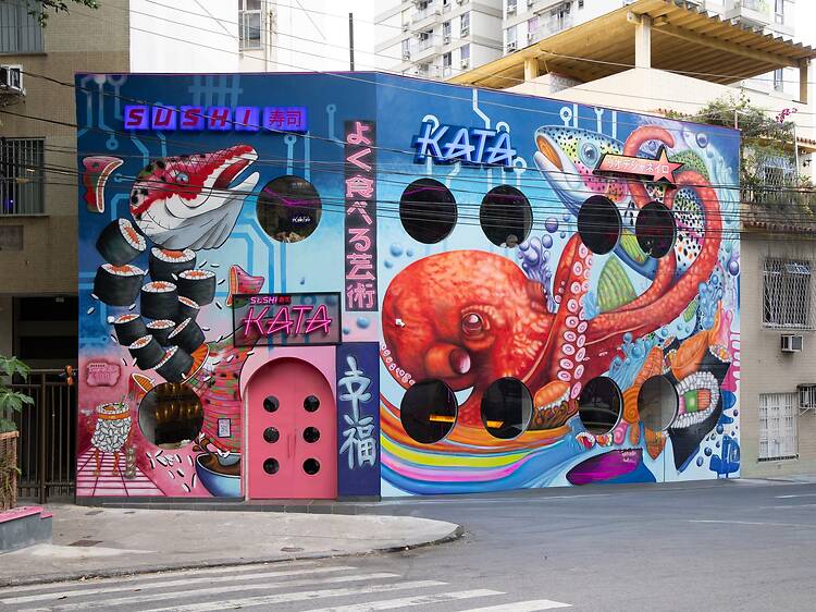 Tem um japa novo no Rio, e é bastante colorido, você já foi?