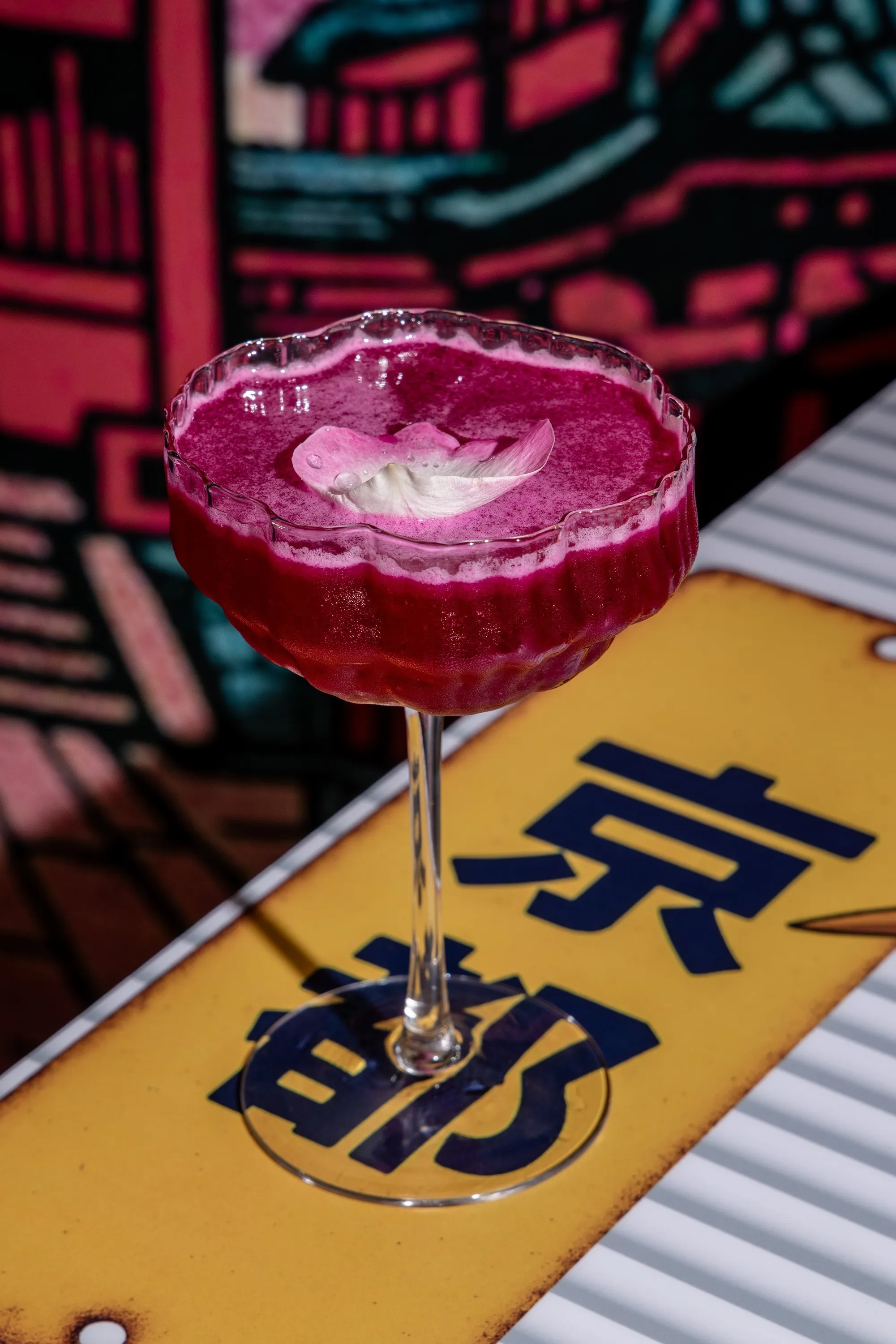 Drinque autoral, com vodca japonesa