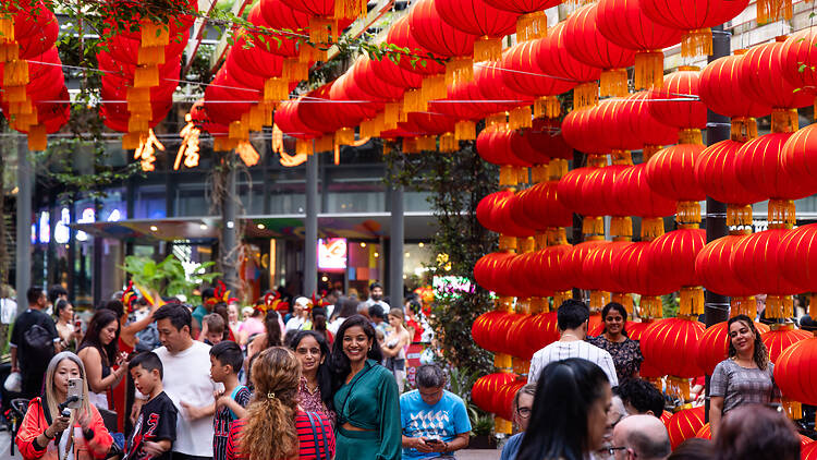 Get lost in the lanterns at Darling Square