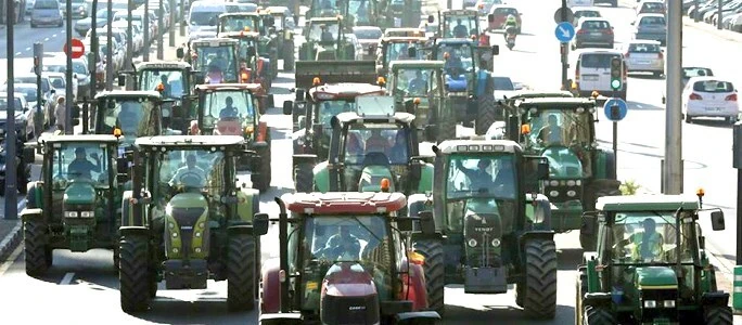 Tractorada. Coordinadora de Organizaciones de Agricultores y Ganaderos