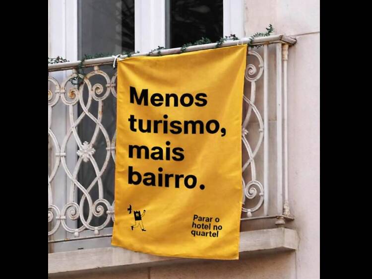 Contra o hotel no quartel, a Graça vai pintar-se de amarelo