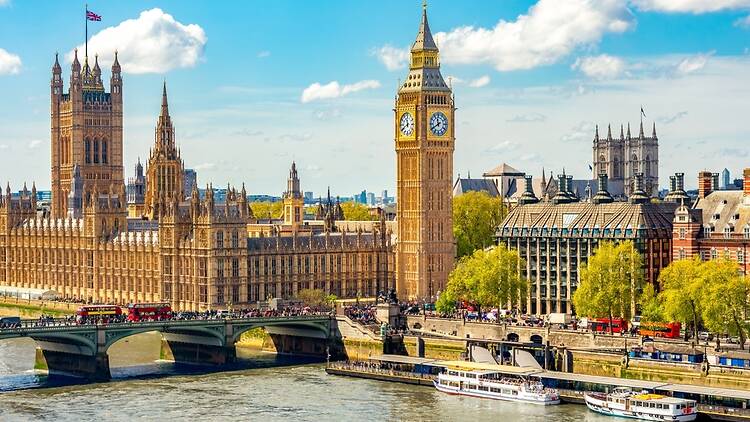 London with Houses of Parliament and Big Ben