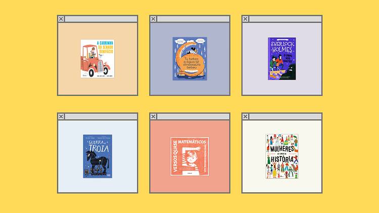 Dez novos livros para crianças
