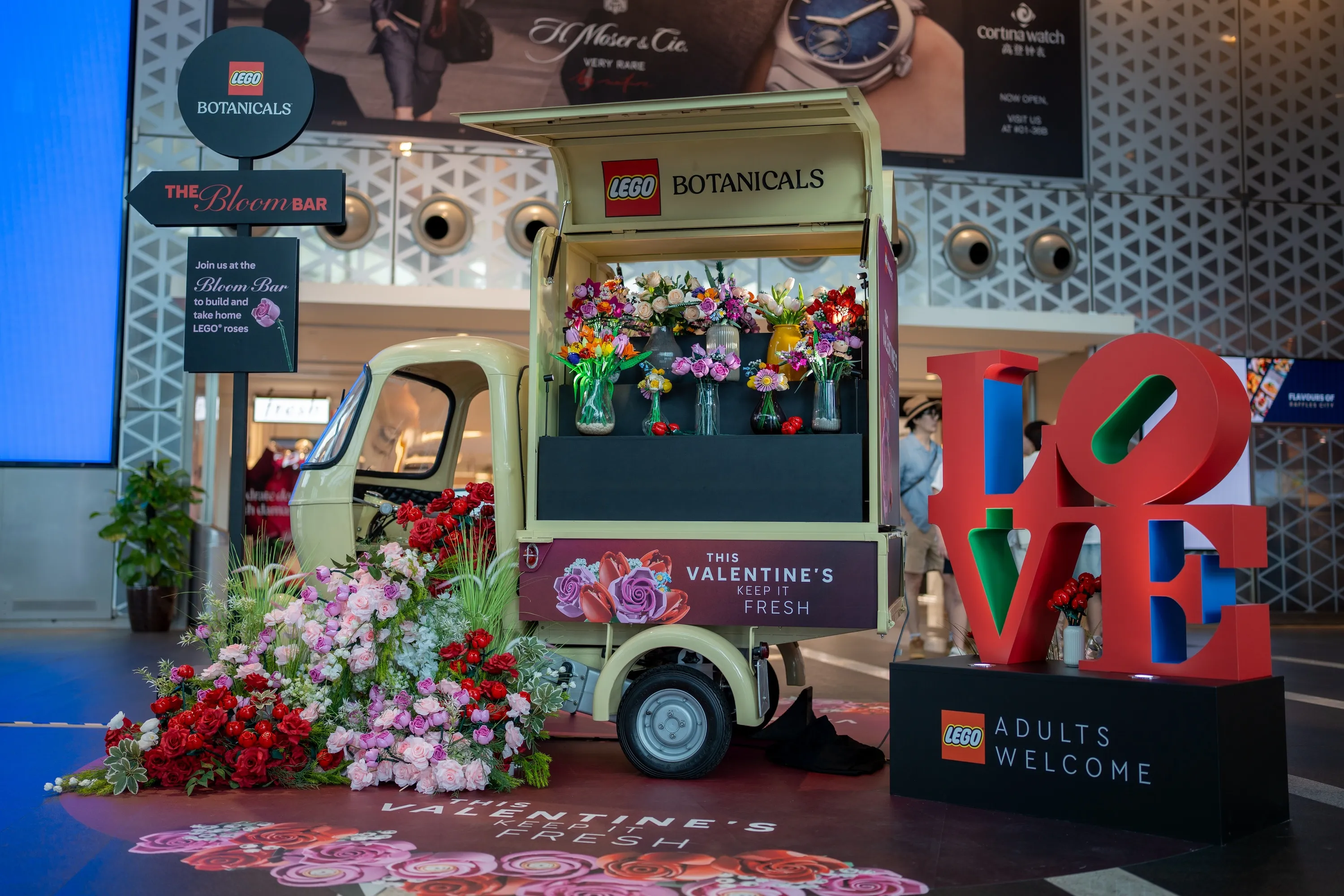 Lego Botanicals Push Cart at City Hall