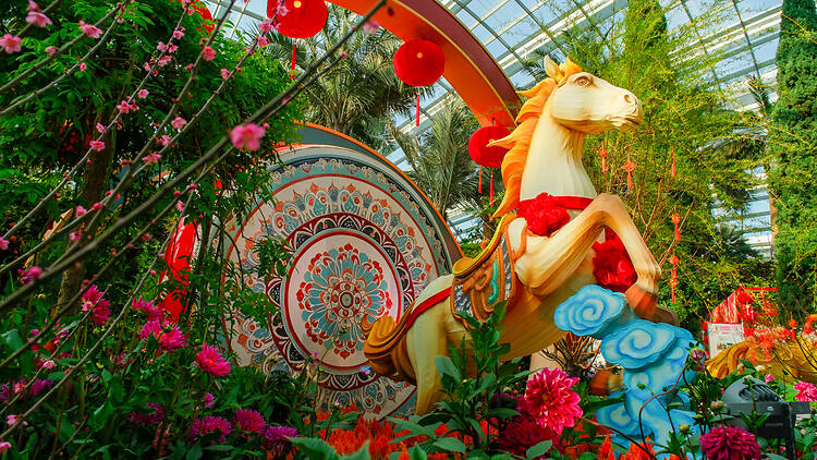 Spring Blossoms: Gallop into Prosperity