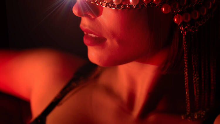 cabaret performer at Blanc de Blanc Encore