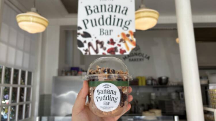 Magnolia Bakery banana pudding bar