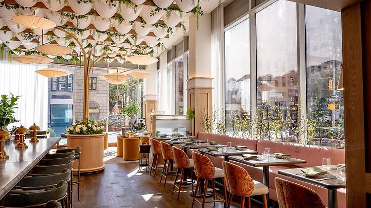 Interior of Park Rose restaurant