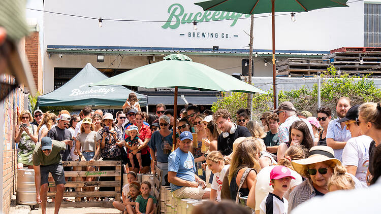 People having fun at Brookie Fest