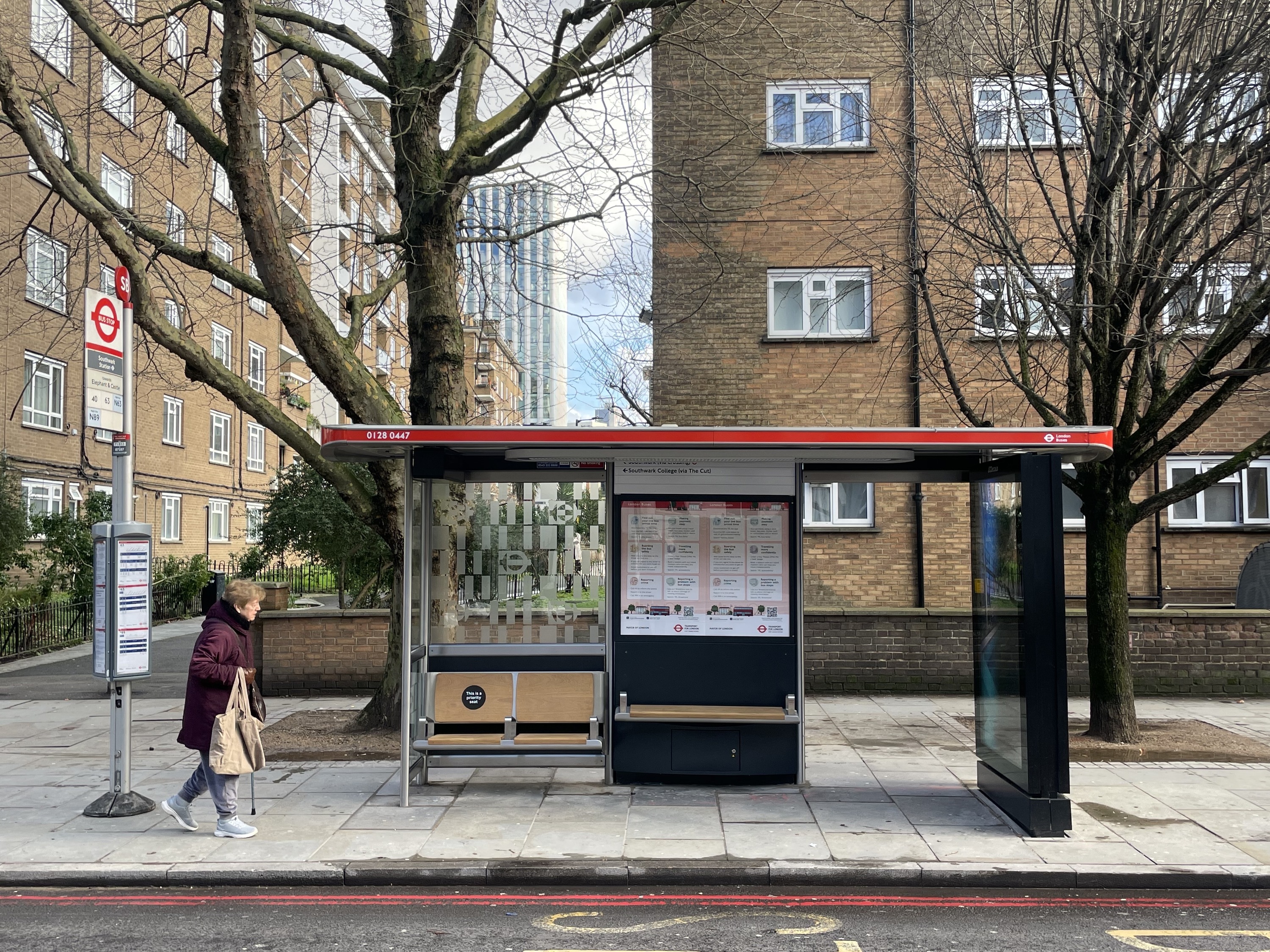 First look: TfL is trialling a brand new bus stop design across London