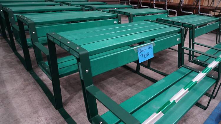 Mobiliario urbano del Almacén de Villa. Ayuntamiento de Madrid