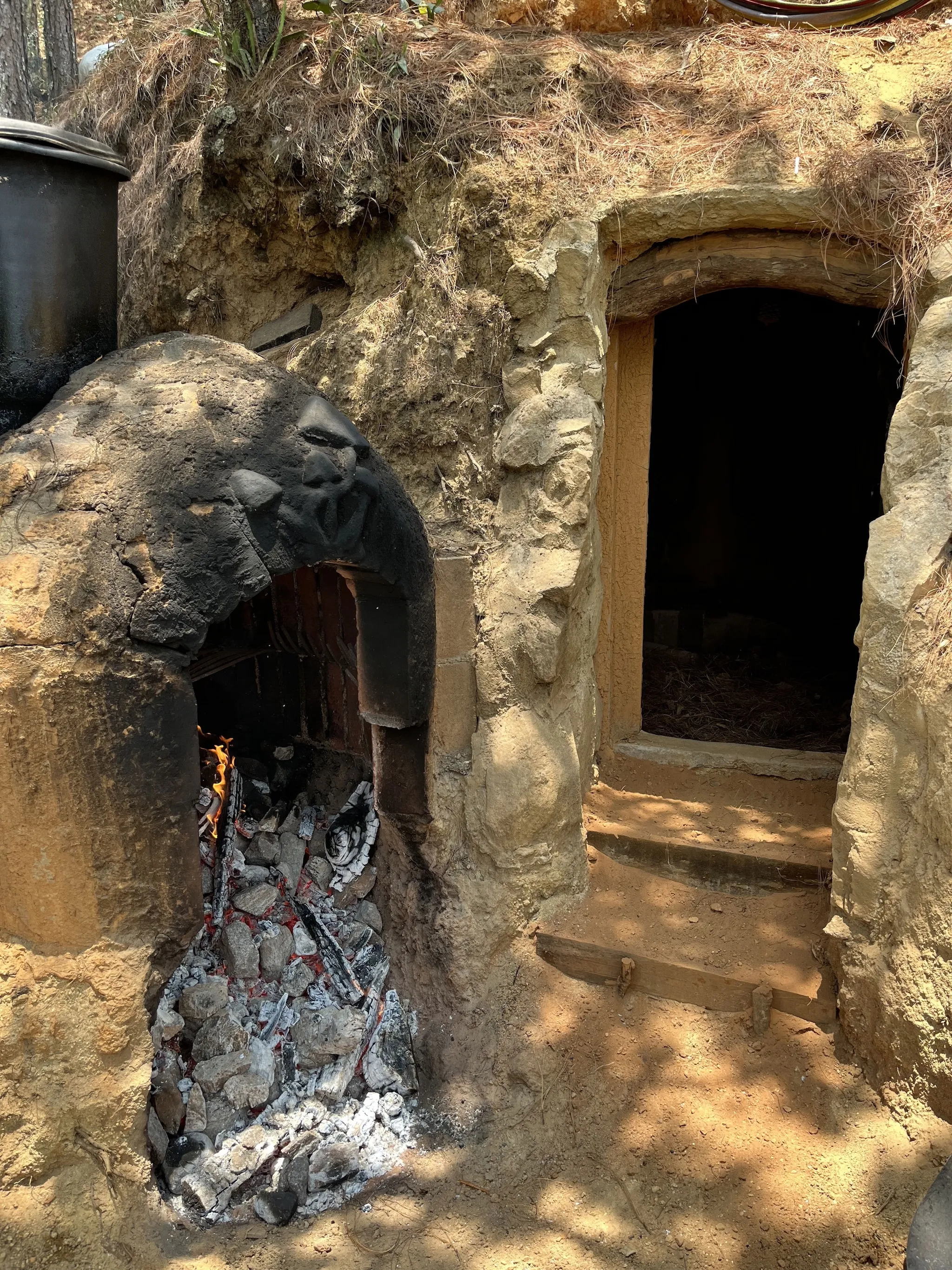 The temazcal entrance